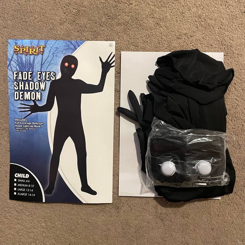 New! Shadow Demon Costume